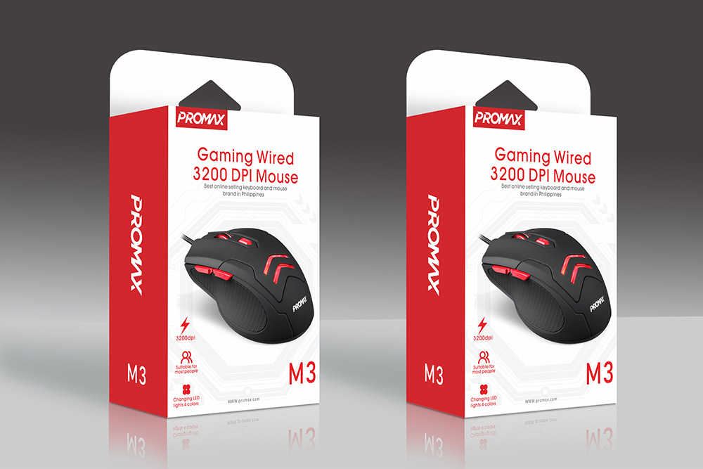Gaming mouse packing design