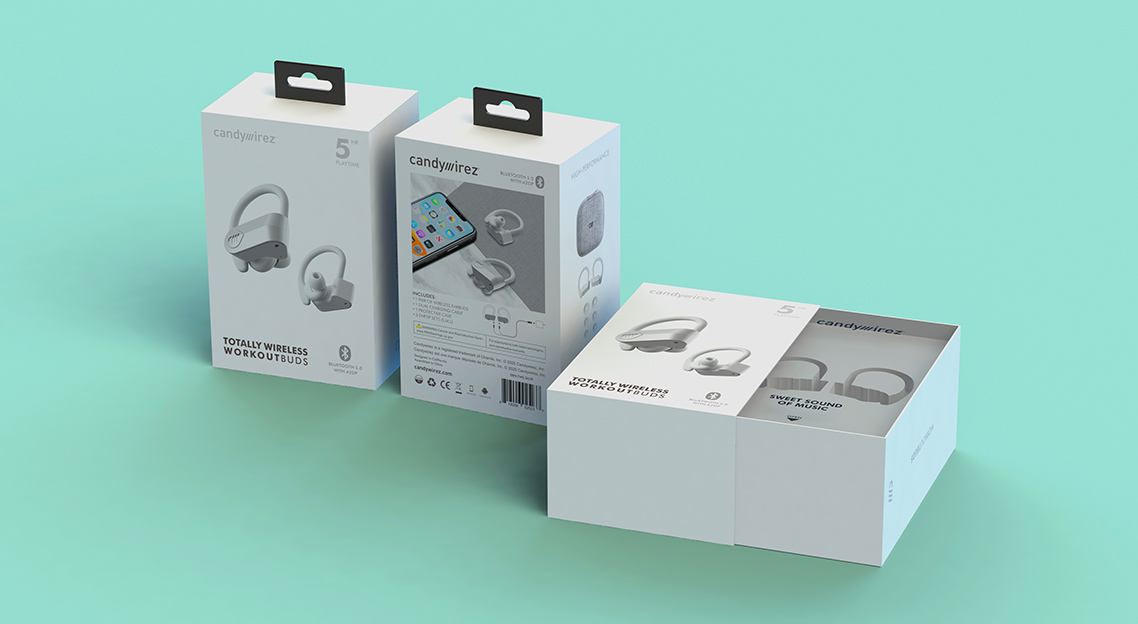 TWS Bluetooth Headset Packing Design