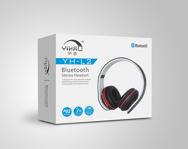 YIHAO Bluetooth Headset Packing Design