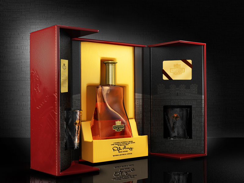 High-end liquor gift box packing design