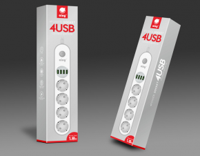 4USB socket packing design