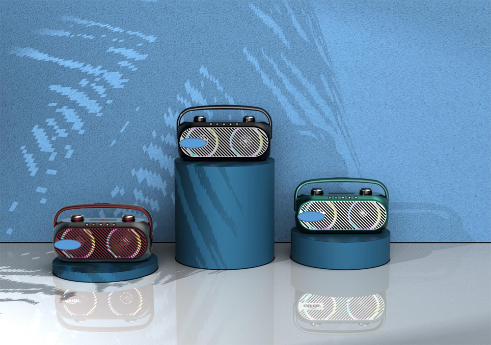 Bluetooth speaker 3D Rendering