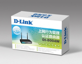 D-Link router packing design